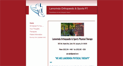 Desktop Screenshot of lamorindaorthopt.com